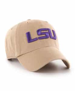 Louisiana State LSU Tigers 47 Brand Khaki Clean Up Adjustable Hat