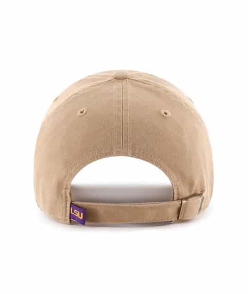Louisiana State LSU Tigers 47 Brand Khaki Clean Up Adjustable Hat - Image 2