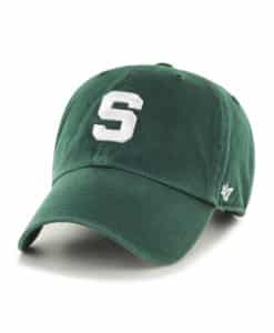 Michigan State Spartans 47 Brand S Dark Green Clean Up Adjustable Hat