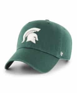 Michigan State Spartans 47 Brand MSU Dark Green Clean Up Adjustable Hat