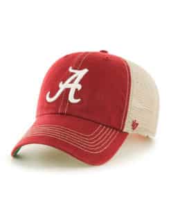 Alabama Crimson Tide 47 Brand Trawler Razor Red Clean Up Mesh Snapback Hat