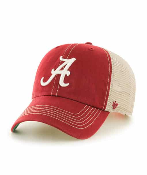 Alabama Crimson Tide 47 Brand Trawler Razor Red Clean Up Mesh Snapback Hat