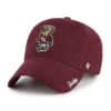 Mississippi State Bulldogs Women's 47 Brand Miata Dark Maroon Clean Up Adjustable Hat