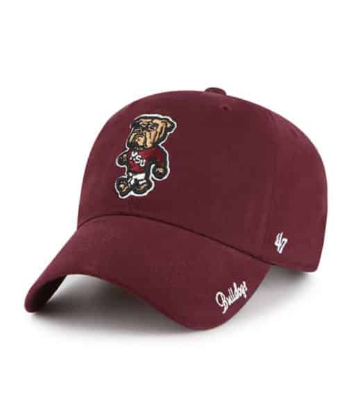 Mississippi State Bulldogs Women's 47 Brand Miata Dark Maroon Clean Up Adjustable Hat