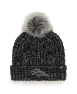 Denver Broncos Women's 47 Brand Black Arctic Meeko Cuff Knit Hat