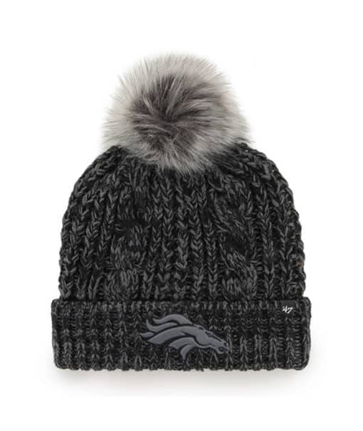 Denver Broncos Women's 47 Brand Black Arctic Meeko Cuff Knit Hat