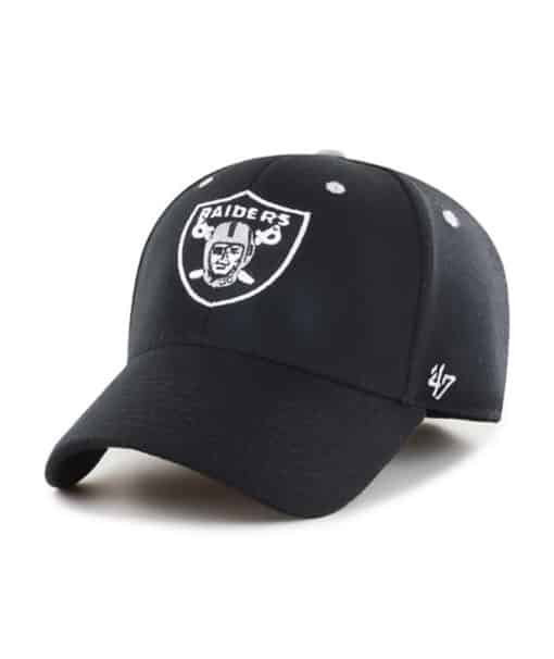 Las Vegas Raiders 47 Brand Contender Black Stretch Fit Hat