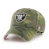 Las Vegas Raiders 47 Brand Legend Green Camo MVP Snapback Hat