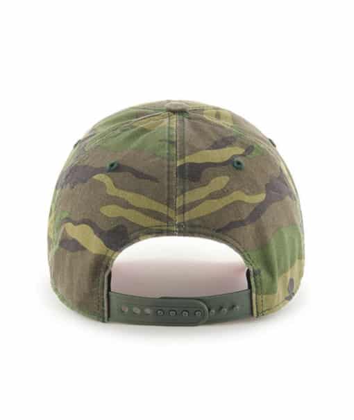 Las Vegas Raiders 47 Brand Legend Green Camo MVP Snapback Hat - Image 2