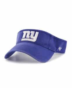 New York Giants 47 Brand Blue VISOR Clean Up Adjustable Hat
