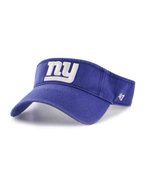 New York Giants 47 Brand Blue VISOR Clean Up Adjustable Hat