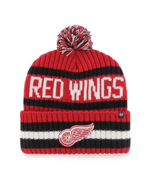 Detroit Red Wings 47 Brand Red Bering Cuff Knit Hat