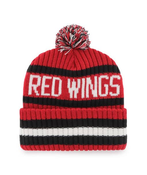 Detroit Red Wings 47 Brand Red Bering Cuff Knit Hat - Image 2