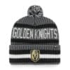 Vegas Golden Knights 47 Brand Charcoal Bering Cuff Knit Hat