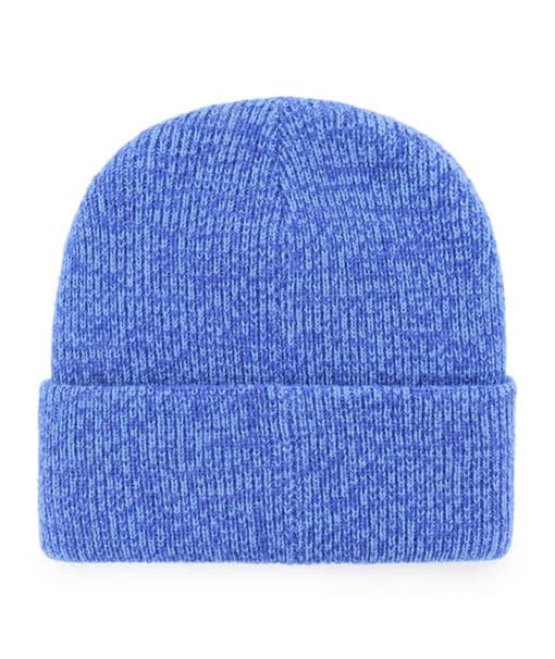 New York Rangers 47 Brand Blue Brain Freeze Cuff Knit Beanie Hat - Image 2
