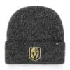 Vegas Golden Knights 47 Brand Black Brain Freeze Cuff Knit Beanie Hat