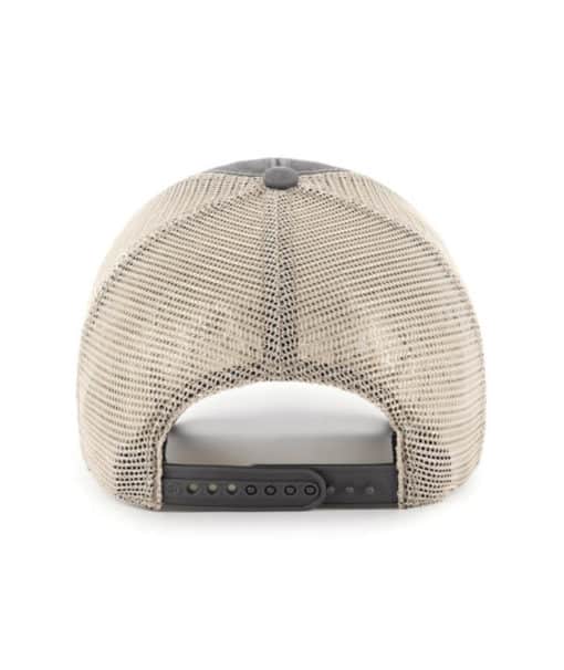 Arizona Coyotes 47 Brand Charcoal MVP Khaki Mesh Snapback Hat - Image 2
