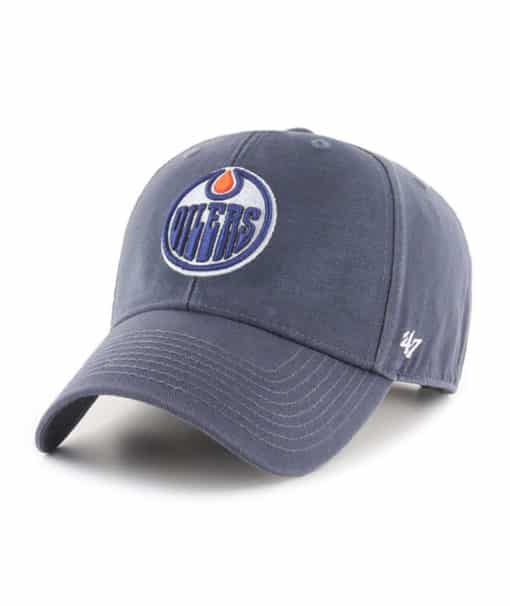 Edmonton Oilers 47 Brand Vintage Navy Legend MVP Adjustable Hat