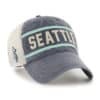 Seattle Kraken 47 Brand Vintage Navy Juncture Clean Up Mesh Snapback Hat