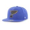 St. Louis Blues 47 Brand No Shot Blue Snapback Adjustable Hat