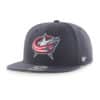 Columbus Blue Jackets 47 Brand No Shot Navy Snapback Adjustable Hat