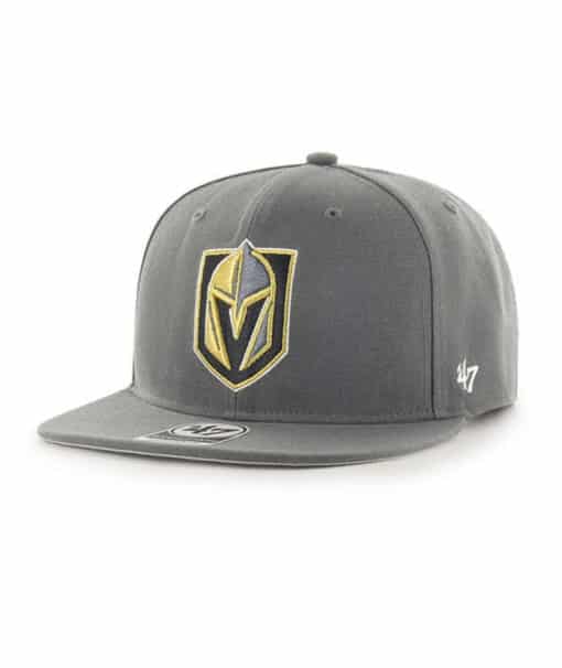 Vegas Golden Knights 47 Brand No Shot Charcoal Snapback Adjustable Hat