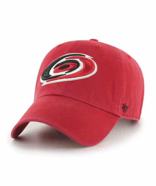 Carolina Hurricanes 47 Brand Red Clean Up Adjustable Hat