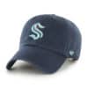 Seattle Kraken 47 Brand Navy Clean Up Adjustable Hat