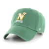 Minnesota North Stars 47 Brand White Green Clean Up Adjustable Hat