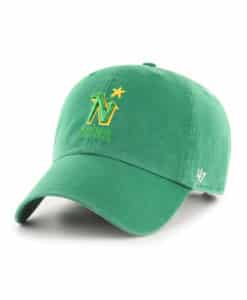 Minnesota North Stars 47 Brand Green Clean Up Adjustable Hat