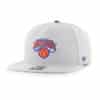 New York Knicks 47 Brand Gray Boreland Adjustable Snapback Hat