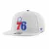 Philadelphia 76ers 47 Brand Gray Boreland Adjustable Snapback Hat