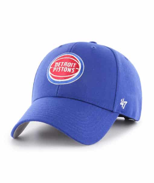 Detroit Pistons 47 Brand Blue MVP Adjustable Hat