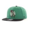 Boston Celtics 47 Brand Green Black No Shot Adjustable Snapback Hat