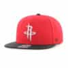 Houston Rockets 47 Brand Red Black No Shot Adjustable Snapback Hat