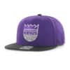 Sacramento Kings 47 Brand Purple Black No Shot Adjustable Snapback Hat