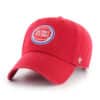 Detroit Pistons 47 Brand Red Clean Up Adjustable Hat