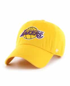 Los Angeles Lakers 47 Brand Yellow Clean Up Adjustable Hat