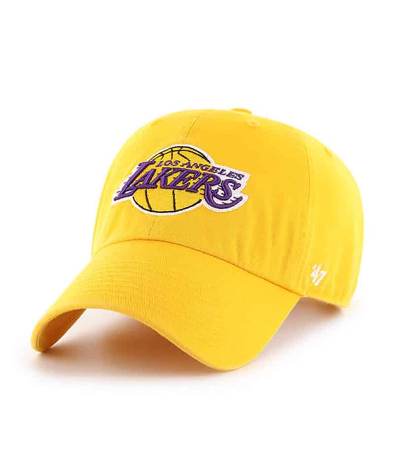 Los Angeles Lakers 47 Brand Yellow Clean Up Adjustable Hat