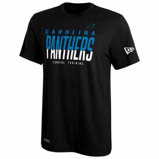 Carolina Panthers Men's New Era Black Split Line T-Shirt Tee