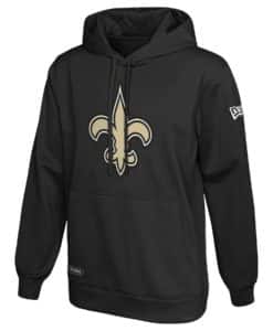 New Orleans Saints Men's New Era Stadium Black Pullover Hoodie