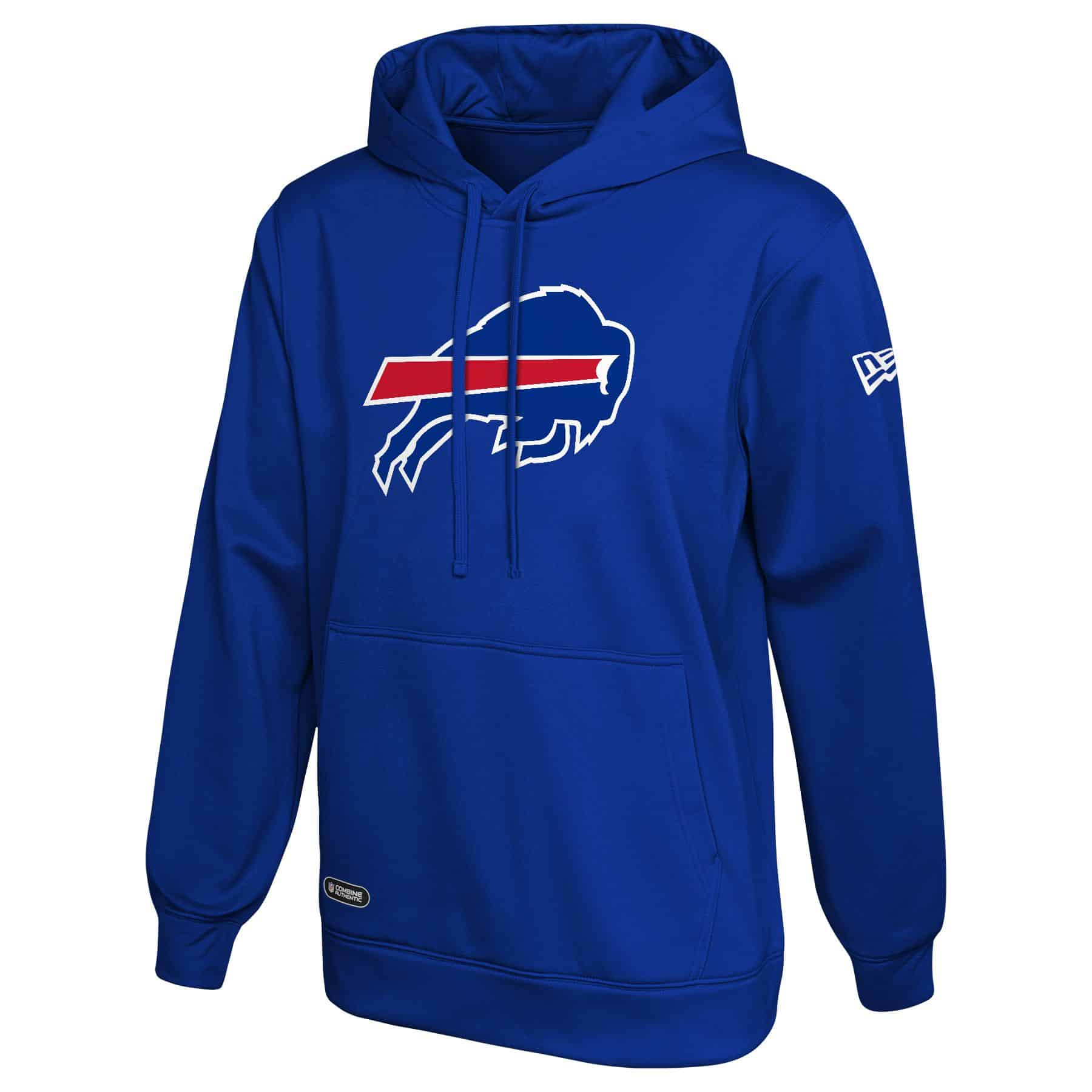 Buffalo Bills Men's New Era Stadium Royal Blue Pullover Hoodie