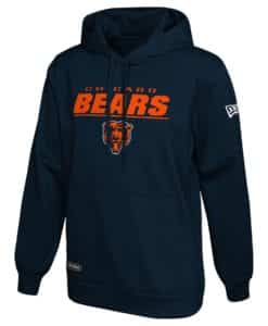 Chicago Bears Men's New Era Navy Stated Pullover Hoodie