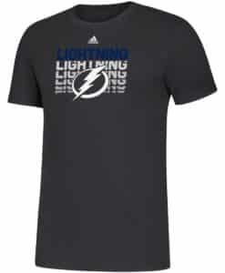 Tampa Bay Lightning Men's Adidas Black T-Shirt Tee
