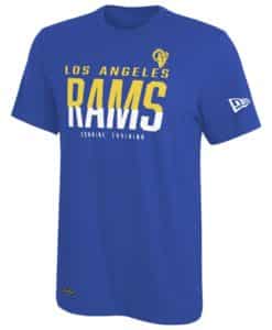 Los Angeles Rams Men's New Era Blue Split Line T-Shirt Tee