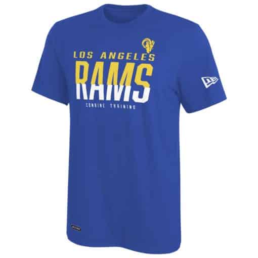 Los Angeles Rams Men's New Era Blue Split Line T-Shirt Tee