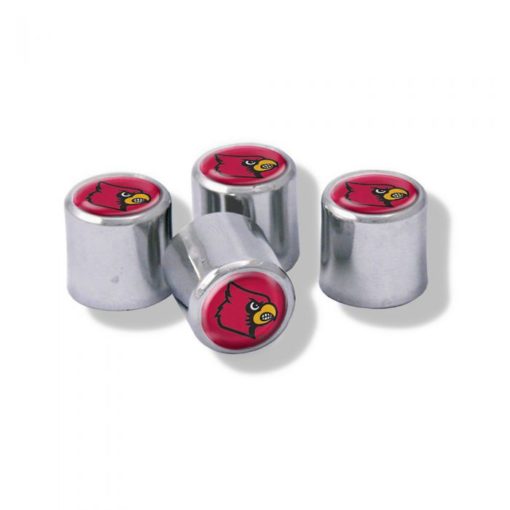 Louisville Cardinals Tire Valve Stem Caps