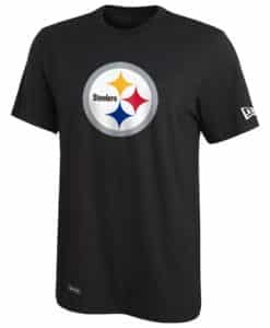 Pittsburgh Steelers Men's New Era Black Logo T-Shirt Tee