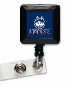 Connecticut Huskies UCONN Blue Retractable Badge Holder