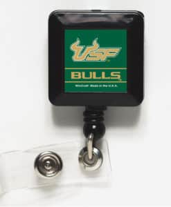 South Florida Bulls Green Retractable Badge Holder